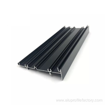 Aluminum profile for glass doors and windows